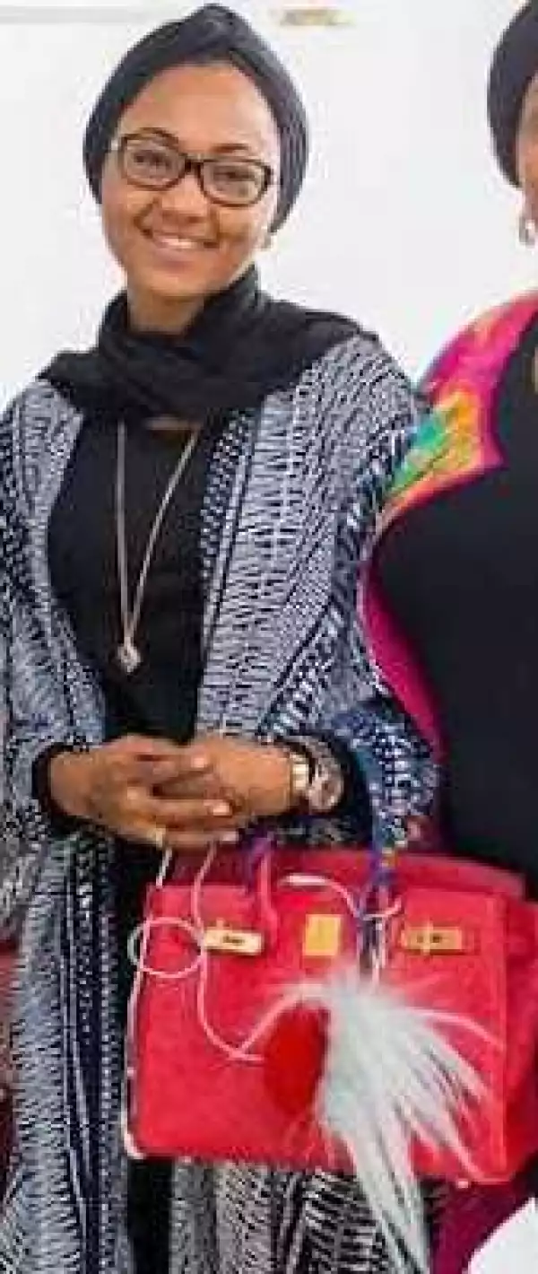 Astonishing!! Did You Just Say Recession? Zahra Buhari Indimi Flaunts Her 7Million Naira Hermes Birkin Bag